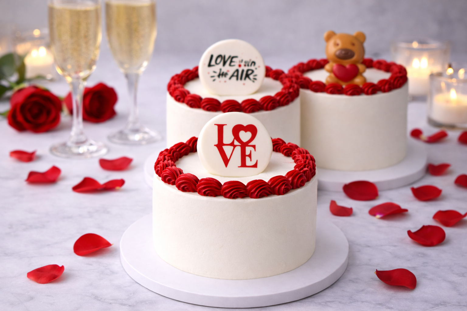 Valentines Collection | Mini Cakes 4 servings