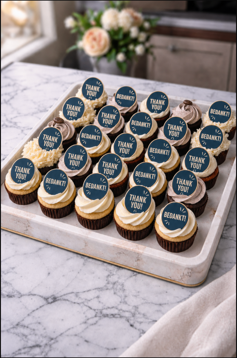 Bedankt Cupcake Box